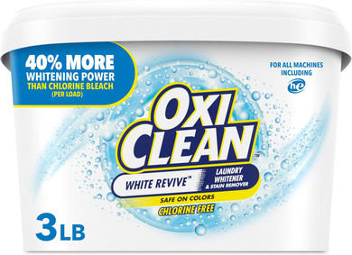Oxiclean White Revive Laundry Whitener And Stain Remover Powder, 3 Lb