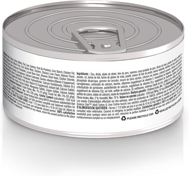 Hill'S Science Diet Adult 1-6, Adult 1-6 Premium Nutrition, Wet Cat Food, Turkey & Liver Minced, 5.5 Oz Can, Case Of 24