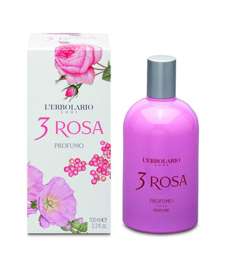 L'Erbolario 3 Rosa - Romantic And Feminine Fragrance For Every Woman - Three Admirable Fragrant Notes Of Provence Rose, Peruvian Pepper And Hollyhock - Offers A Seductive Accent - 3.3 fl. Oz EDP Spray3.30 Fl Oz (Pack of 1)