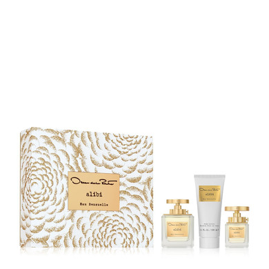 Oscar De La Renta Alibi Eau Sensuelle Eau de Parfum 3 Piece Gift Set for Women - Perfume Spray 3.4 Fl. Oz., & 1.0 Fl. Oz., and Body Lotion 3.4 Fl. Oz