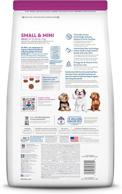 Hill'S Science Diet Oral Care, Adult 1-6, Small & Mini Breeds Plaque & Tartar Buildup Support, Dry Dog Food, Chicken, Rice, & Barley, 12.5 Lb Bag