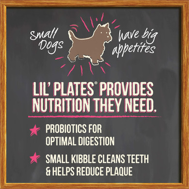 Merrick Lilã¢Â Plates Grain Free Dry Dog Food For Small Dogs, Chicken And Sweet Potato Kibble With Raw Bites - 4.0 Lb. Bag