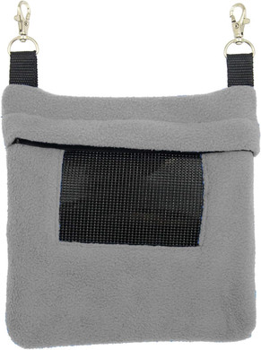 Exotic Nutrition Economy Carry Bonding Pouch (Grey) - For Sugar Gliders, Squirrels, Marmosets, Hamsters, Rodents, Rats, Reptiles, & Other Small Petsã¢Â