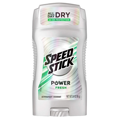 Speed Stick Anti-Perspirant Deodorant Power Fresh 3 oz (Pack of 4)