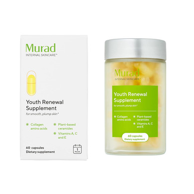 Murad Youth Renewal Supplement For Smooth, Plump Skin  Anti-Aging Beauty Supplement - Collagen And Ceramides Reduce Wrinkles And Fine Lines From Within