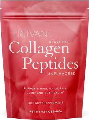 Truvani Hydrolyzed Collagen Peptides | Unflavored | 7 Servings | 20G Grass-Fed Collagen Protein Powder | Promotes Hair, Nail, Skin, And Joint Health | Keto | Dairy And Gluten Free | Women And Men