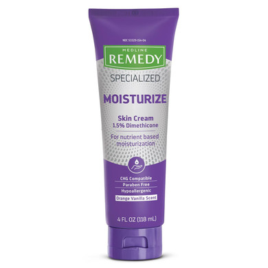 Medline Remedy Specialized Skin Cream, 4 Oz., Hydrating And Nourishing Formula For Dry Skin