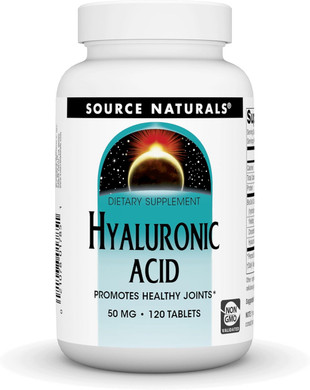 Source Naturals Hyaluronic Acid 50Mg, 120 Tablets