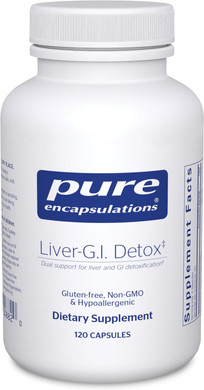 Pure Encapsulations Liver-G.I. Detox - Liver Cleanser & Gi Detox* - With Alpha Lipoic Acid & Curcumin Extract - Gluten Free & Non-Gmo - 120 Capsules