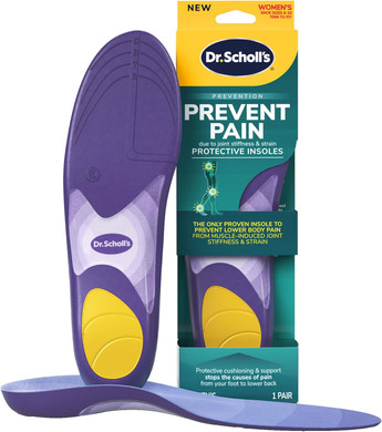Dr. Scholl'S Prevent Pain Protective Insoles, Protect Against Foot, Knee, Lower Back Pain, Promote Foot Health & Wellness, Trim To Fit Insert, Men Shoe Size 8-14, 1 Pair