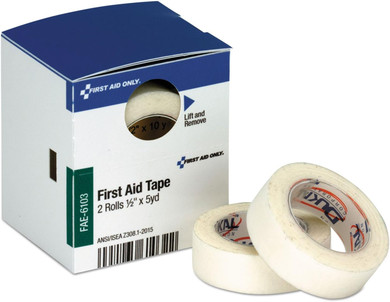 First Aid Only Fae-6103 Smartcompliance Refill Medical Tape For Gauze Pads, 1/2 By 5 Yd (2 Per Box)