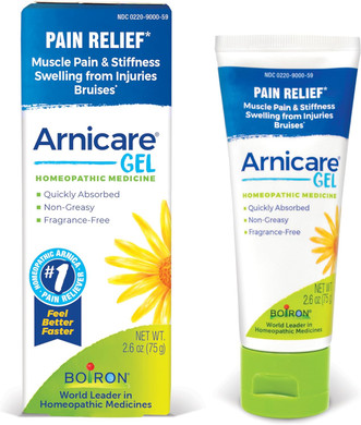 Boiron Arnicare Gel For Relief Of Joint Pain, Muscle Pain, Muscle Soreness, And Swelling From Bruises Or Injury - Non-Greasy And Fragrance-Free - 4.2 Oz
