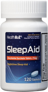 Healtha2Zã¢Â® Sleep Aid | Doxylamine Succinate 25Mg | Non Habit-Forming (120 Counts (Pack Of 1))