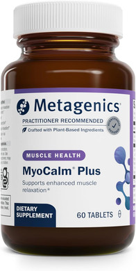 Metagenics Myocalm Plus - With Passionflower, Valerian Root, Magnesium & Calcium - Non-Gmo, Gluten-Free & Vegetarian - 60 Servings - 180 Tablets