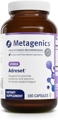 Metagenics Adreset - Adaptogen Supplement - Fatigue Relief* - With Asian Ginseng & Cordyceps - Non-Gmo & Gluten-Free - 60 Capsules