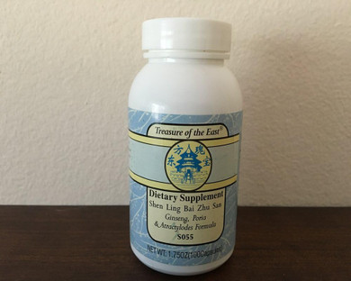 Ginseng Poria & Atractylodes Formula - Shen Ling Bai Zhu San (5:1 Concentrated Herbal Extract, 100 Capsules)
