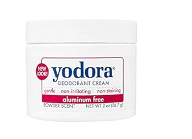 Pack of 4 - Yodora Deodorant Cream, Non-irritating - 2 ozF