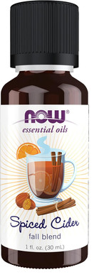 Now Foods Essential Oils, Spiced Cider Oil Blend, Citrus Spice Scent With Warm And Comforting Attributes, 1-Ounce