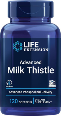 Life Extension Advanced Milk Thistle - With Silybin, Phosphatidylcholine And Other Phospholipid - For Liver, Kidney Health & Detox - Non-Gmo, Gluten-Free -120 Softgels