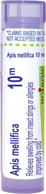 Boiron Apis Mellifica 10M For Swelling From Insect Stings Or Allergies - 80 Pellets