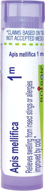 Boiron Apis Mellifica 1M For Swelling From Insect Stings Or Allergies - 80 Pellets