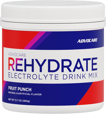 Advocare Rehydrate Electrolyte Drink Mix - Hydration & Recovery Drink With Sodium, Potassium & More - Orange, 12.7 Oz