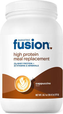 Bariatric Fusion Chocolate High Protein Meal Replacement Shake | 27G Whey Isolate Bariatric Protein Powder | Lactose Free Whey Protein Powder | Gluten And Sugar Free | 21 Servings