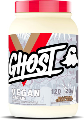 Ghost Vegan Protein Powder, Banana Pancake Batter - 2Lb, 20G Of Protein - Plant-Based Pea & Organic Pumpkin Protein - ­Post Workout & Nutrition Shakes, Smoothies, & Baking - Soy & Gluten-Free