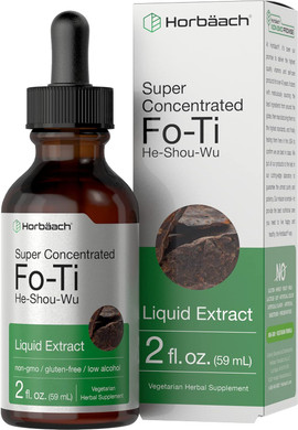Horbã£Â¤Ach Foti Herb Liquid Root Extract | 2 Fl Oz | He Shou Wu | Super Concentrated | Vegetarian, Non-Gmo, Gluten Free