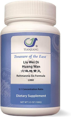 Rehmannia Six Formula - Liu Wei Di Huang Wan (5:1 Herbal Concentrated Extract Granules, 100G)