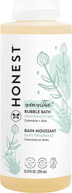 The Honest Company Foaming Bubble Bath | Gentle For Baby | Naturally Derived, Tear-Free, Hypoallergenic | Fragrance Free Sensitive, 12 Fl Oz