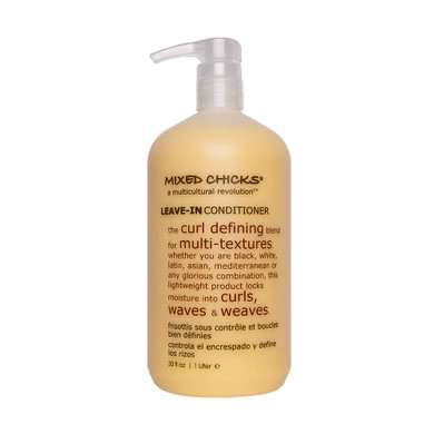 Mixed Chicks Curl Defining & Frizz Eliminating Leave-In Conditioner, 33 fl.oz