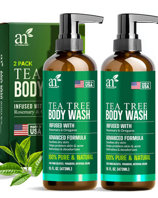 Antibacterial Tea Tree Oil Body Wash For Men & Women - 16Oz - Remedy Soap Extra Strength - Helps Treat Acne, Athletes Foot, Eczema, Toenail Fungus & Jock Itch & Ringworm - For All Skin Types