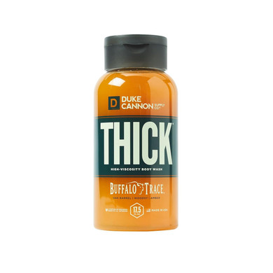 Duke Cannon Thick High Viscosity Body Wash - Bourbon Oak Barrel Scent, 17.5Oz - 3X Thicker, Plant-Based, Mineral-Enriched Body Wash For Men With Woodsy Oak & Amber Notes