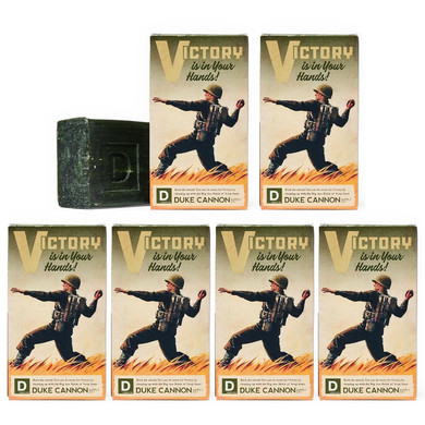 Duke Cannon Supply Co. Big Brick Of Soap Bar For Men - Superior Grade, Extra Large, All Skin Types, 10 Oz (6 Pack) (Victory, 10 Oz (Pack Of 6))