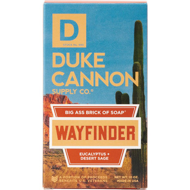 Duke Cannon Supply Co. Big Brick Of Soap Wayfinder - Superior Grade, Extra Large Men'S Bar Soap With Masculine Scents, Body Soap, All Skin Types, 10 Oz