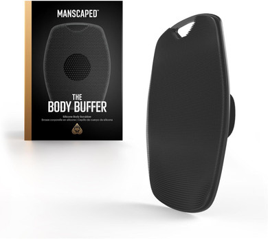 Manscapedã¢Â® The Body Buffer Premium Silicone Scrubber For Nourishing, Cleaning & Exfoliating Your Skin - Lather Boosting Bristles With Ergonomic No-Slip Handle, Long-Lasting & Easy To Clean (1-Pack)