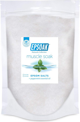 Epsoak Epsom Salt Muscle Soak 19 Lbs. Bulk Bag