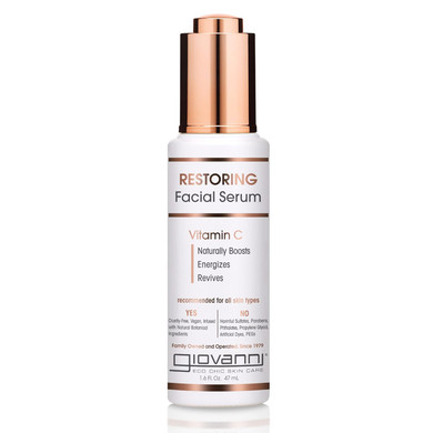 Giovanni Facial Energizing Serum. 1.6 Oz. - Naturally Boosts Energizes & Revives, Restoring Vitamin C