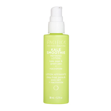 Pacifica Beauty Kale Smoothie Refining Lotion, Skincare, Face Moisturizer, Niacinamide, Vitamin C And E, Minimize Pores, Face Serum, For All Skin Types, Oily, Combination, Vegan, 1.7 Fl Oz (1 Count)