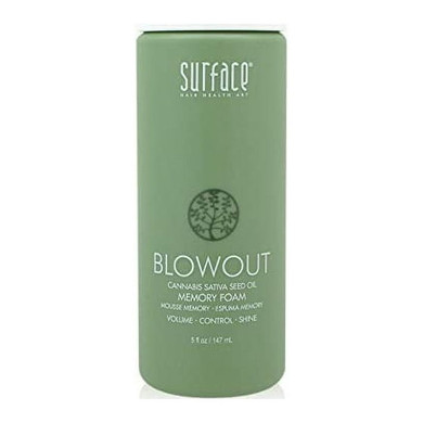 Surface Hair Blowout Memory Foam Hair Mousse For Men And Women, 5 Fl Oz - Lightweight Volume Mousses And Hair Protectant With Babassu Oil - Premium Blowout Products For Hair
