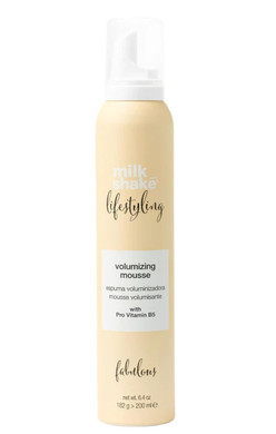 Milk_Shake Lifestyling Volumizing Mousse - Medium To Strong Holding Foam | Provides Body, Volume, And Curl Retention | 6.4 Oz (200 Ml)
