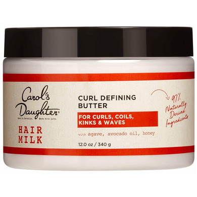 Carol'S Daughter Hair Milk Curl Defining Butter For Coils And Curls With Agave, Avocado Oil And Honey - Silicone And Paraben Free, 12 Oz