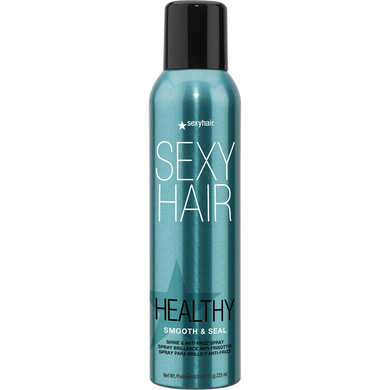 Sexyhair Healthy Smooth And Seal Shine And Anti-Frizz Spray | Smooths Cuticle | Adds Shine And Reduces Frizz | All Hair Types