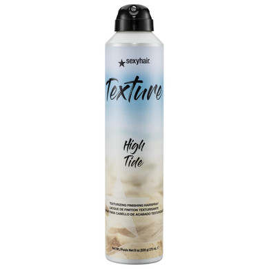 Sexyhair Texture High Tide Texturizing Finishing Hairspray, 8 Oz | Maintains Natural Shine | Up To 24 Hour Humidity Resistance | All Hair Types