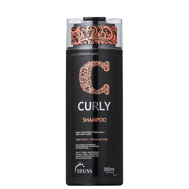 Truss Curly Shampoo - Gentle Cleansing For Defined, Detangled, Frizz-Controlled Wavy And Curly Hair With Softness, Moisture Balance And Conditioning