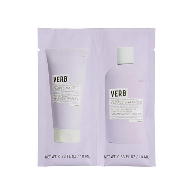Verb Purple Shampoo - Vegan Toning Shampoo For Blonde, Grey And Silver Hair - Free Of Harmful Sulfates And Paraben - Purple Color Corrector To Reduce Yellow Brassy Tones
