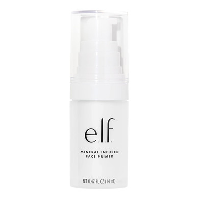 E.L.F. Mineral Infused Face Primer, Primer For A Smooth Foundation Base, Fills In Fine Lines & Refines Complexion, Vegan & Cruelty-Free, Small