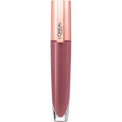 L'Oreal Paris Glow Paradise Hydrating Tinted Lip Balm-In-Gloss With Pomegranate Extract & Hyaluronic Acid, Ultra-Gentle, Non-Sticky Formula, Porcelain Petal, 0.23 Fl Oz