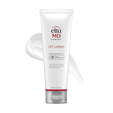Eltamd Uv Lotion Body Sunscreen, Spf 30+ Sunscreen Lotion, Made With Zinc Oxide And Hyaluronic Acid, 8.0 Oz Pump